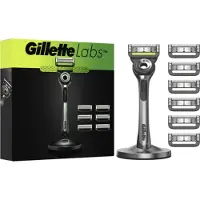 Gillette labs with exfoliating bar 7 mesjes 1 apparaat en magnetisch standaard