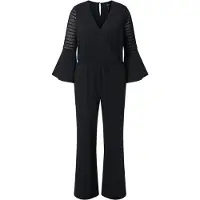 Ulla Popken Jumpsuit zwart
