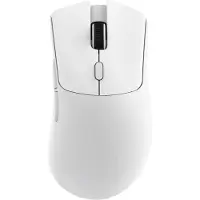 Attack Shark R1 - Superlight Gamingmuis - 59g Ultralicht - PixArt PAW3311 Sensor - BT & 2.4G Draadloos & Bedraad - 6 Instelbare DPI Tot 18000 - 65 uur Batterij - Wit