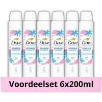Dove Deodorant Spray Summer Unwind - Limited Edition – Voordeelverpakking 6x200ml – 48u Bescherming – Verzorgend & Fris