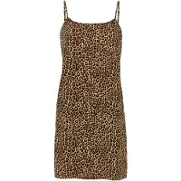Ringella Leopard dames spaghetti nachthemd | Maat 40