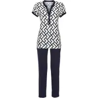 Ringella pyjama met grafisch patroon | Maat 44