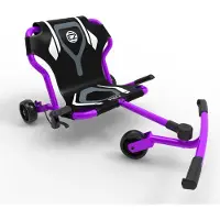 EZYROLLER Pro X skelter - Waveroller van 10 tot 17+ jaar - Vanaf 135 cm en tot 80 kg - Verstelbare driewieler - Paars