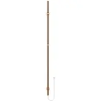 BELVIT elektrische handdoekdroger, 150 cm, 60 W, met timer en 2 warmtestanden – Elektrische handdoekwarmer, voor wandmontage, met 2 haken, badradiator