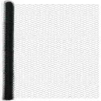vidaXL Hexagon Hek 1,5 x 100 m PVC Groen