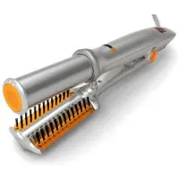 LONGZIMING -Lonische stijltangborstel - Keramische anioncoating - Snel steil maken en herstellen van droog haar - Voor alle haartypes