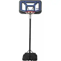 Colorbaby Levenslange Draagbare Polycarbonaat Basketbalring In Hoogte Verstelbaar 230-305 Cm