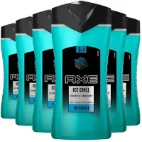 Axe 6x 3in1 Douchegel Ice Chill 400 Ml