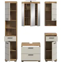Furnilux Scout badkamercombinatie kasjmier mat mdf tz evoke oak nb