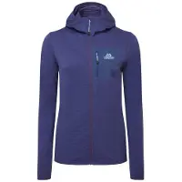Mountain Equipment - Women's Lumiko Hooded Jacket - Fleecevest 40, blauw