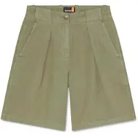 Timberland - Women's Cotton Linen Bermuda - Short 25, olijfgroen