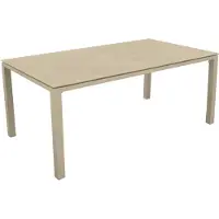 Intratuin Eettafel 6-zits Eettafel Olivier Beige 180 X 90 X 74 Cm