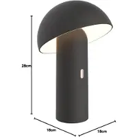 Lumisky Tod Black Bureau Lamp - Stijlvolle Buitenverlichting Oplossing