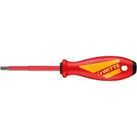 Witte Pozidriv Maxx Vde 2x100 Mm Insulated Screwdriver Rood