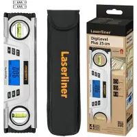 Laserliner DigiLevel Plus 25 Digitale Waterpas In Tas - Magnetisch - 250mm