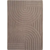 Muratap Japandi vloerkleed art hoogpolig scandinavisch design 3d-effect -