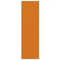 vidaXL Deurmat Oranje en Zwart 120 x 400 cm 100% Polyamide
