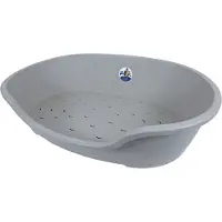 Gebr. De Boon Moderna plastic hondenmand 110 cm warmgrijs Moderna