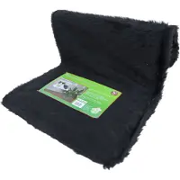 Merkloos Radiator hangmat zwart 43x43x24 cm
