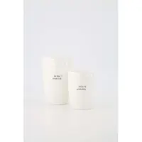 Zusss Cadeauset - Koffiemok En Mok L Du Bist Sooo Toll - Verjaardag - Cadeau Dames Keramiek Wit / Zwart