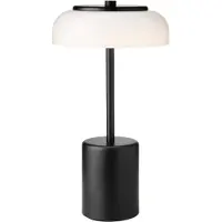 Nuura Blossi Mini Draagbare Lamp Black | Opal