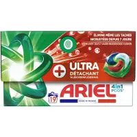 Ariel 4in1 Wasmiddel Pods Ultra Vlekverwijderaar 19 Stuks