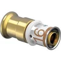 Uponor overgangskoppeling - Ø16x15mm - M+V profiel - 1145403