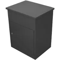 MonsterShop Pakketbrievenbus - Afsluitbaar - Anti-diefstal - Grijs