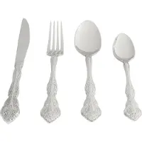 Kare design Bestek Attina zilver (16-part)