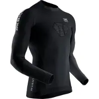 X-Bionic Invent 4.0 Hardloopshirt Lange Mouwen Heren - Zwart/Antraciet - Maat XXL