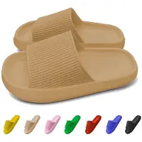 Lucovitaal Orthopedische Zomer Badslippers (Taupe) Maat 39-40