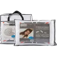 Homescapes Kinder Dekbed & Kussen Set 120x150 cm + 60x40 cm – Ganzendons & Veren – Warmteklasse 2 – OEKO-TEX & RDS Gecertificeerd