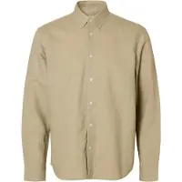 Selected Overhemd 'SLHCLAY' donkerbeige