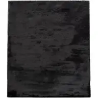 Tapis.nl Vachtkleed Fluffy zwart 200x290 cm