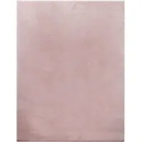 Tapis.fr Vachtkleed Fluffy roze 150x170 cm ovaal
