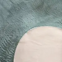 Tapis.nl Vachtkleed Pelsa turquoise 60x90 cm vachtvorm