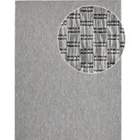 Tapis.fr Binnen- en buitenkleed Venezia grijs 240x340 cm