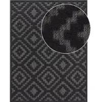 Tapis.fr Binnen- en buitenkleed Livornia antraciet 80x150 cm
