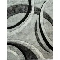 Tapis.fr Modern tapijt Bravo grijs 80x150 cm