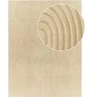 Tapis.fr Vachtkleed Lelystar beige 240x340 cm