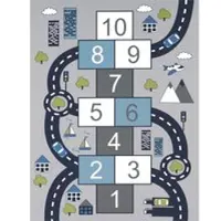 Tapis.fr Kindertapijt Bini grijs 120x160 cm