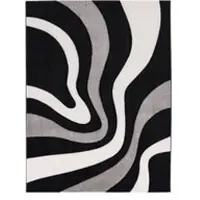 Tapis.nl Modern tapijt Diamora zwart 120x170 cm
