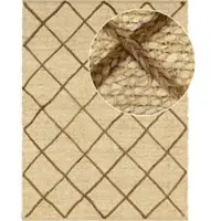 Tapis.fr Jutekleed Sakira crème 240x340 cm