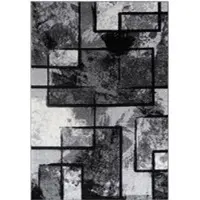 Tapis.fr Tapijt Monde grijs 240x340 cm