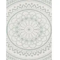 Tapis.fr Binnen- en buitenkleed Breezy turquoise 120x160 cm