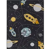 Tapis.fr Kindertapijt Bini grijs 160 cm rond