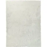 Tapis.nl Hoogpolig tapijt Glamorous wit 60x100 cm