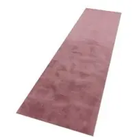 Tapis.fr Zacht kleed Solina bessenkleuren 80x300 cm