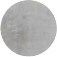 Tapis.fr Zacht kleed Solina grijs 200 cm rond