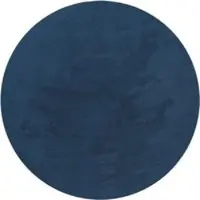 Tapis.fr Tapijt Calissa marineblauw 160 cm rond